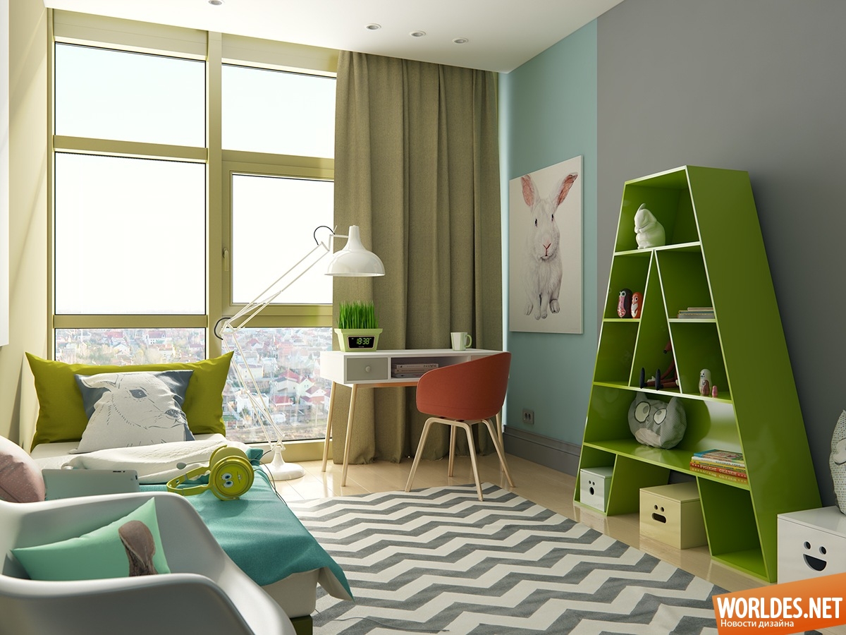 спальни для детей, комнаты для детей, детские комнаты, комната для ребенка, красивые детские комнаты, стильные детские комнаты, современные детские комнаты