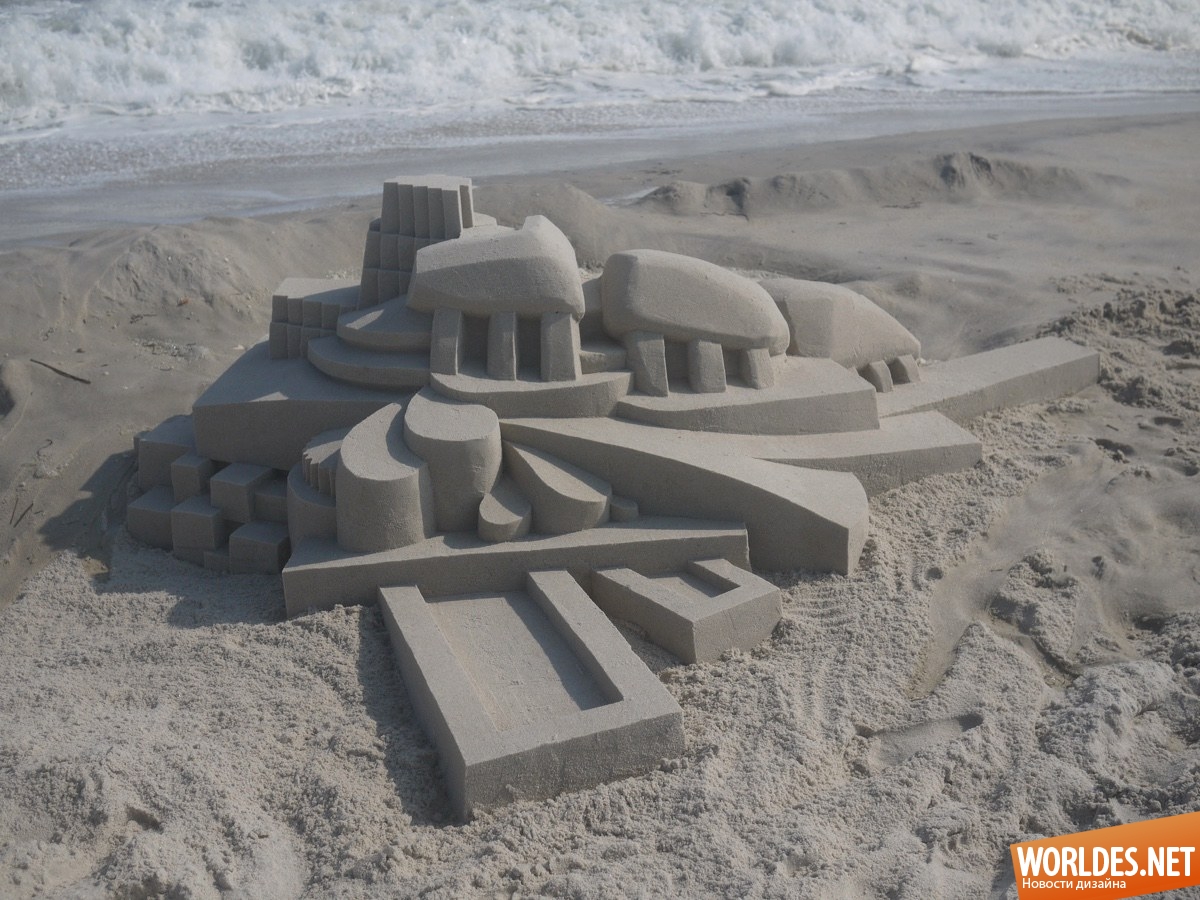 песочные замки, песочные замки на пляже, замки из песка, красивые песочные замки