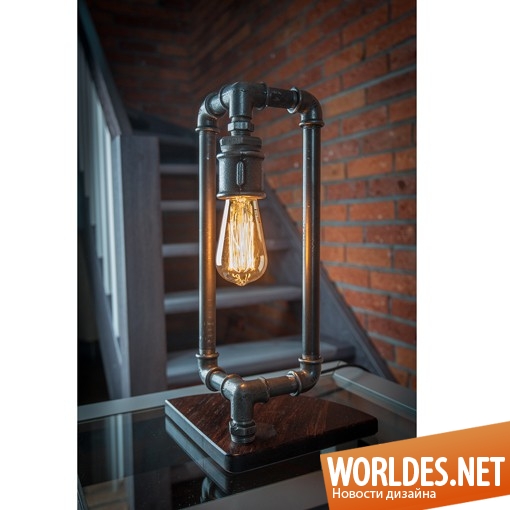 настольный светильник, оригинальная лампа, стильная лампа, уникальная лампа, настольная лампа