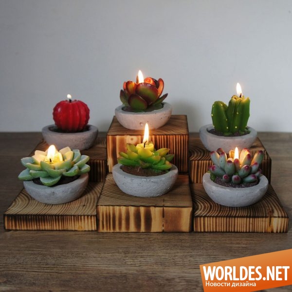 декоративные свечи, декоративные свечи фото, большие декоративные свечи, свечи