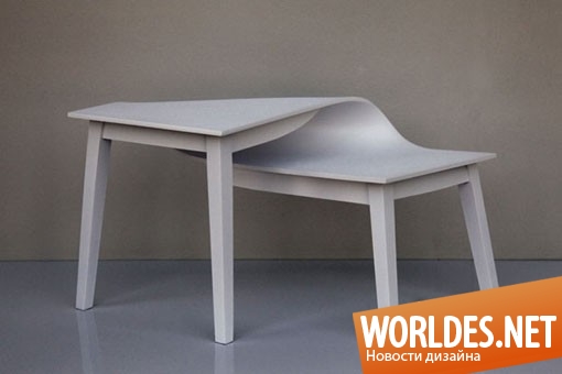 дизайн мебели, дизайн столика, стол, столик, современный столик, столик необычной формы, необычный столик, оригинальный столик, красивый столик, уникальный столик, современный столик